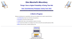 Desktop Screenshot of glenmarshall.com